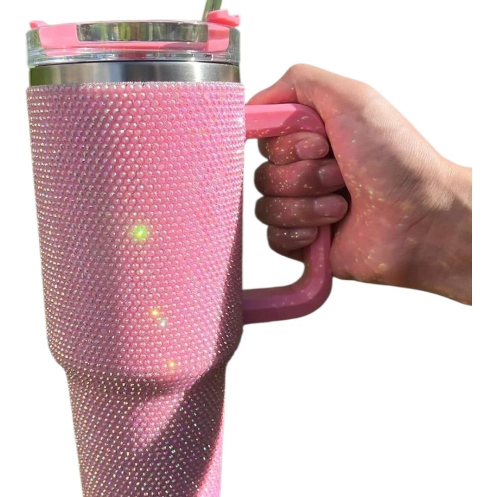Sparkling Pink Party Tumbler